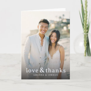 Joyful Photo Thank You Card