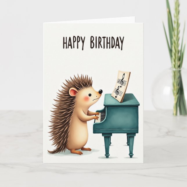 Joyful Piano Creature Card (Front)