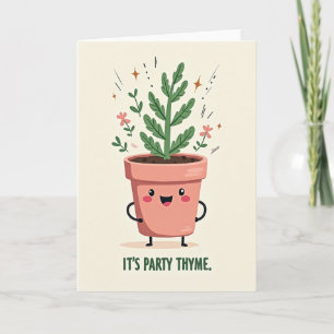 Joyful Plant Birthday Card