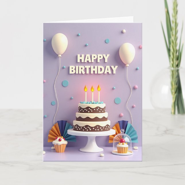 Joyful Polka Dot Card (Front)
