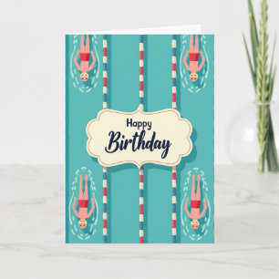 Joyful Pool Birthday Card