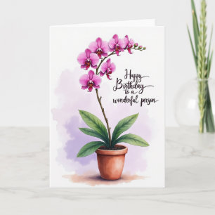 Joyful Potted Birthday Card