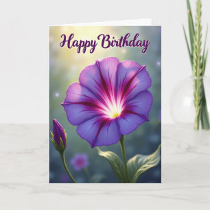 Joyful Purple Blossom Card