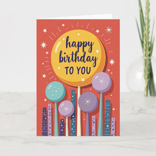 Joyful Radiant Sun Birthday Card