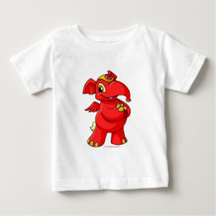 Joyful red Elephante Baby T-Shirt