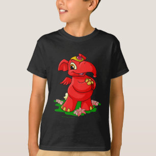 Joyful red Elephante in Shenkuu T-Shirt