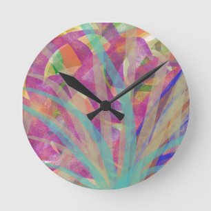 Joyful Reef Round Clock