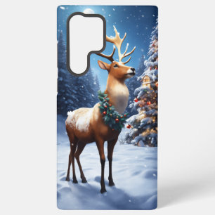 Joyful Reindeer Christmas Wonderland Samsung Galaxy Case