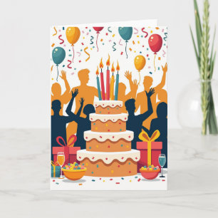 Joyful Revelers Birthday Card
