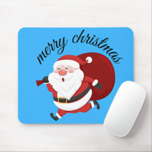 Joyful Santa Mouse Pad