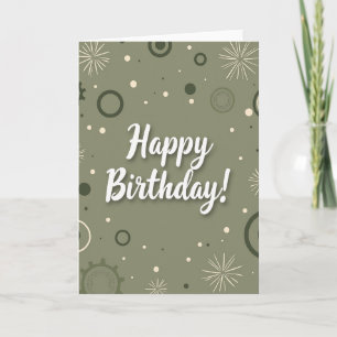 Joyful Script Green Card
