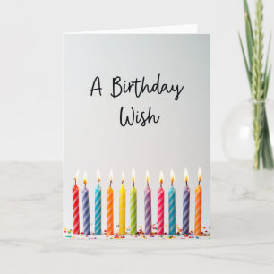 Joyful Scripted Birthday Card