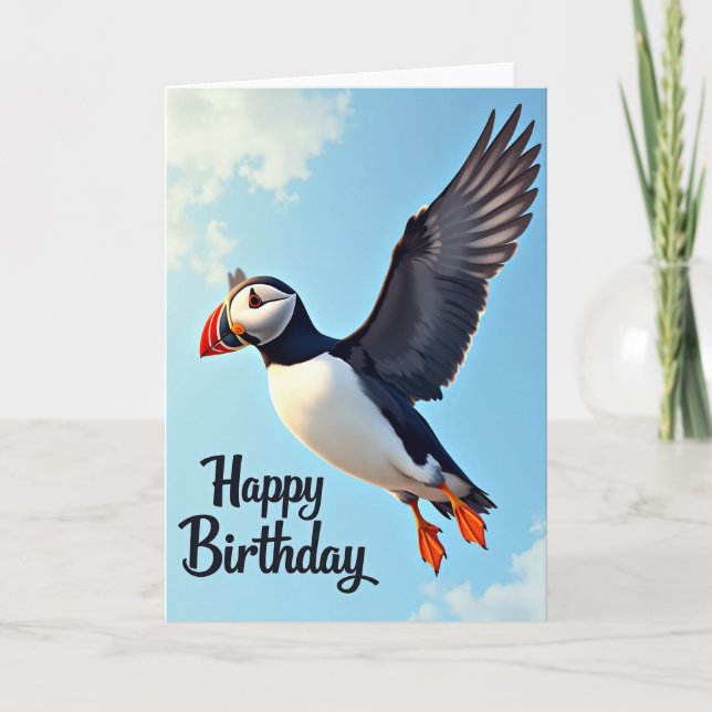 Joyful Seabird Flight Card (Front)