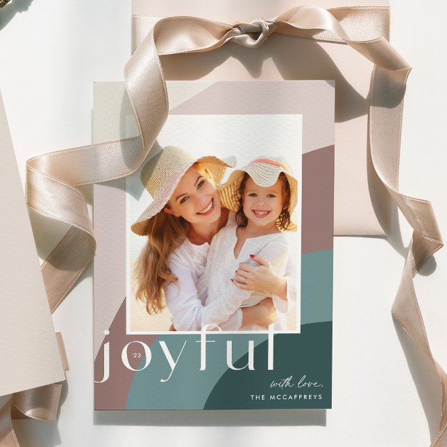 Joyful Shades | Vertical Photo Holiday Card (Creator Uploaded)