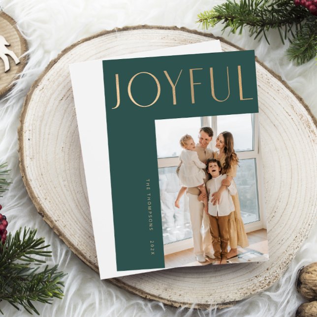 Joyful + Simple Template Christmas Card (Creator Uploaded)