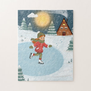 "Joyful skater" Jigsaw Puzzle