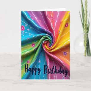 Joyful Spiral Birthday Card