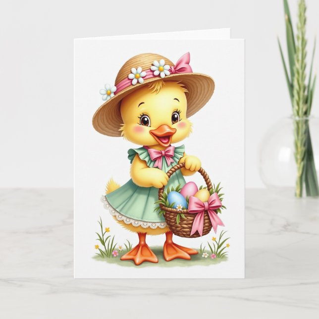 Joyful Spring Bird Greeting Card (Front)