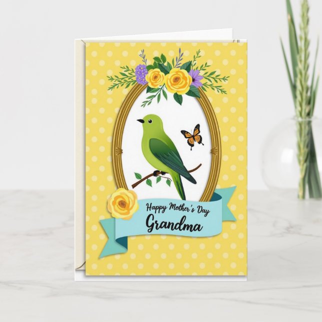 Joyful Spring Mothers Day Image Card (Front)