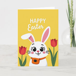 Joyful Spring Rabbit Card