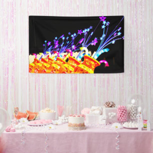 Joyful Starry Bursts Banner