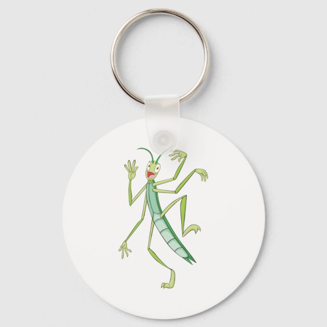 Joyful Stick Insect Key Ring (Front)