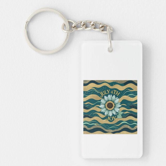 Joyful Sun Key Ring (Front)