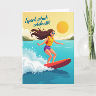 Joyful Surf Birthday Card