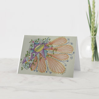 Joyful thank you card