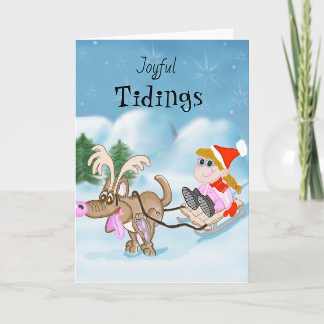 Joyful Tidings Christmas Card (Front)