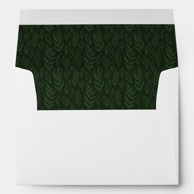 Joyful Tidings Holiday Pre-Addressed Envelopes (Back (Bottom))