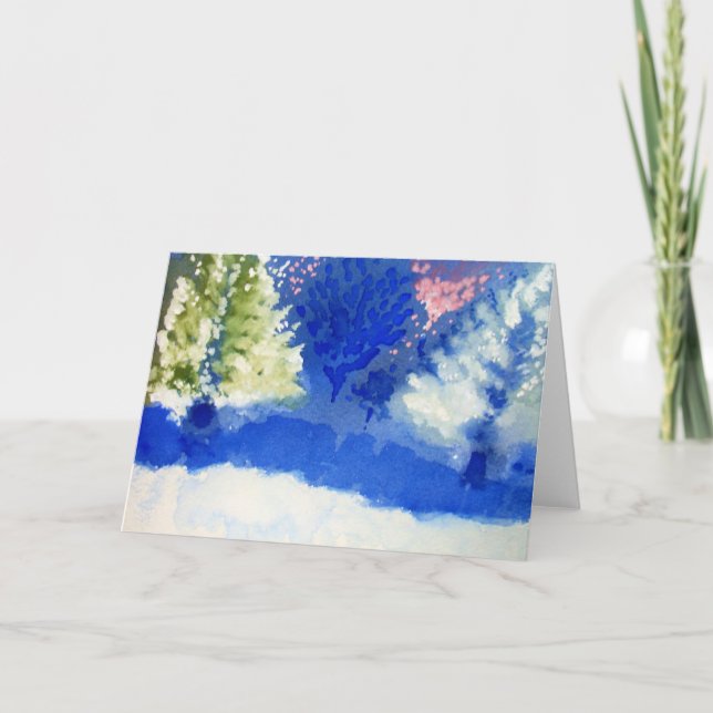 joyful trees greeting card for the holiday season (Front)