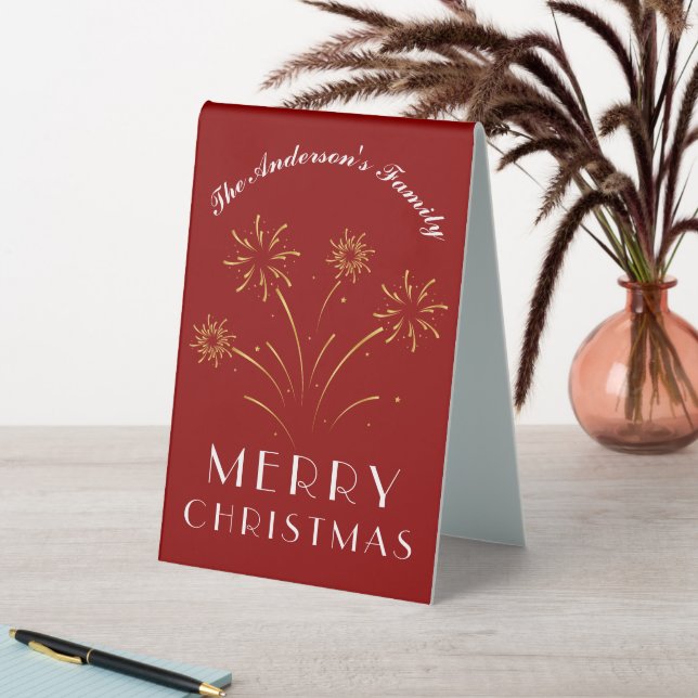 Joyful Warm Merry Christmas Party Plastic (In SItu (Table))