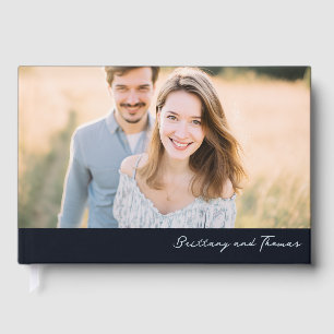 Joyful Warm Romantic Photo Guest Book