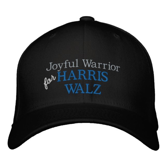 JOYFUL WARRIOR for HARRIS WALZ baseball hat (Front)