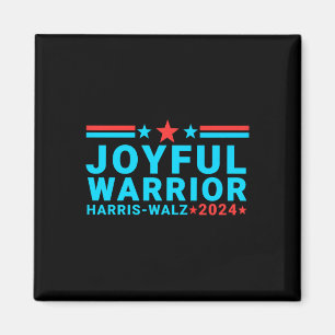 Joyful Warrior Kamala Harris Tim Walz Waltz 2024  Magnet