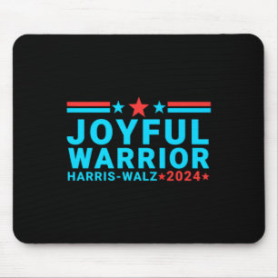 Joyful Warrior Kamala Harris Tim Walz Waltz 2024 Mouse Pad