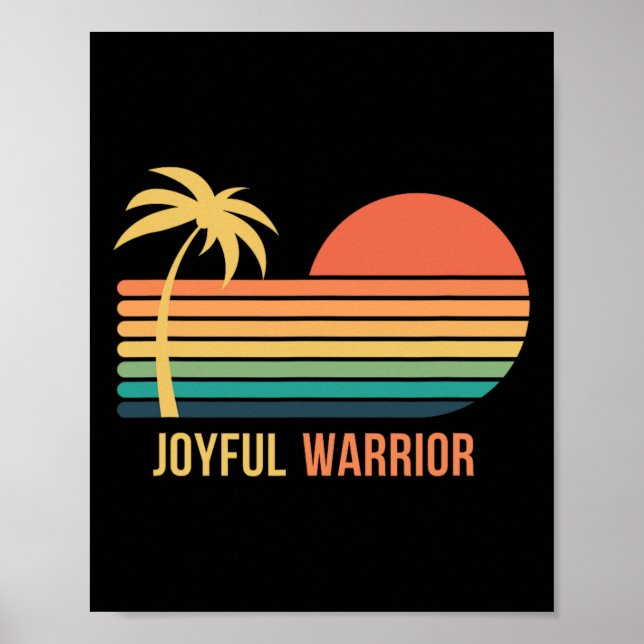 Joyful Warrior Kamala Harris Tim Wheimer Waltz 202 Poster (Front)