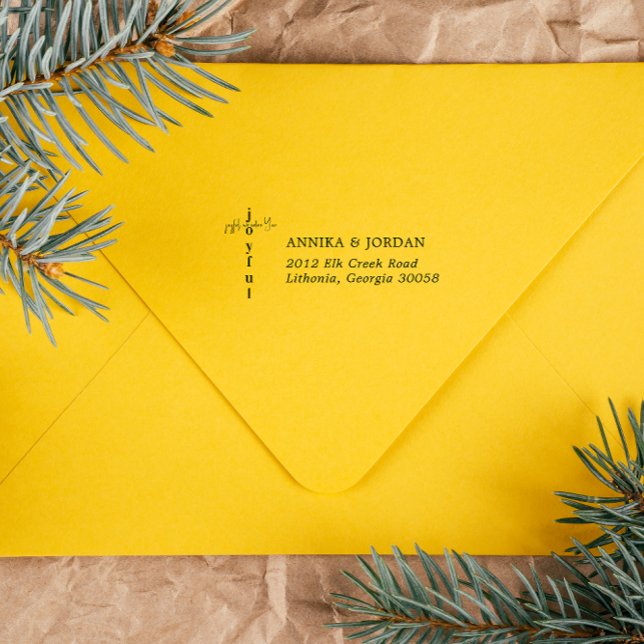 Joyful We Adore You | Christmas Hymn Self-inking Stamp (Creator Uploaded)