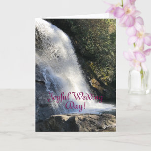 Joyful Wedding, Folded Greeting Card