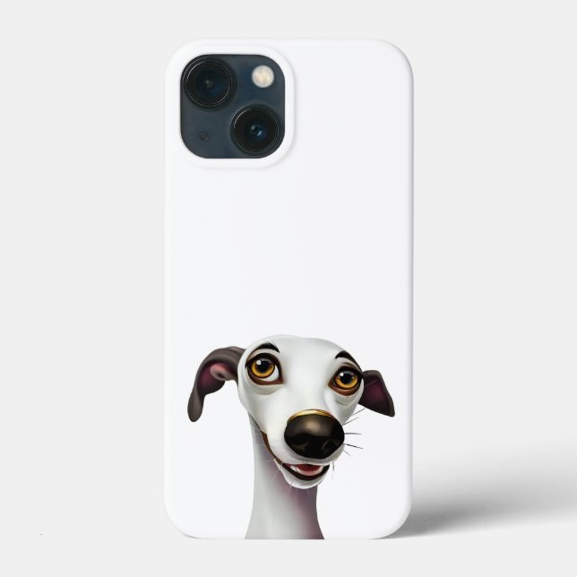 Joyful Whippet - A Cartoon Style Artwork Case-Mate iPhone Case (Back)