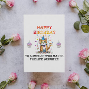 Joyful Wishes: A Birthday Card