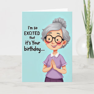 Joyful Womans Birthday Card