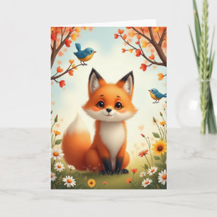 Joyful Woodland Birthday Card