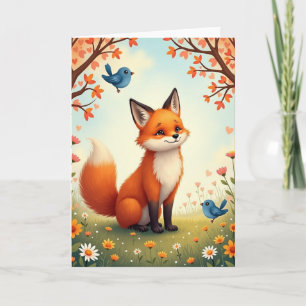 Joyful Woodland Friend Card