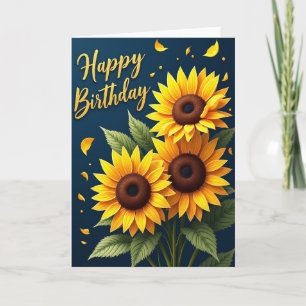 Joyful Yellow Flower Card