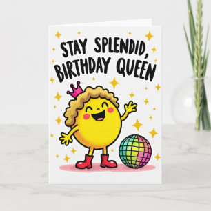 Joyful Yellow Pal Birthday Card