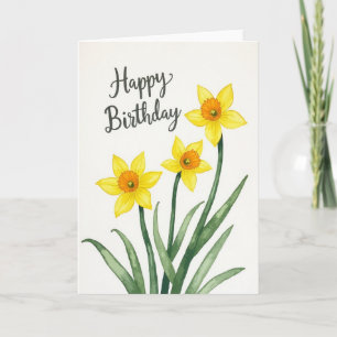 Joyous Birthday Floral Card