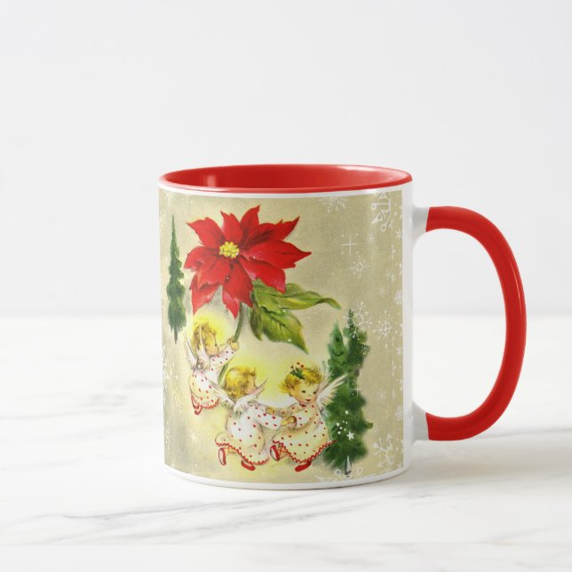 Joyous Christmas Cherubs Mug (Right)