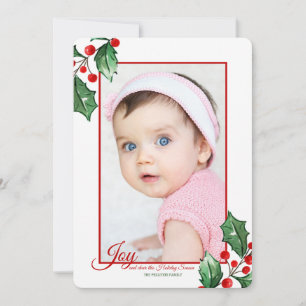 Joyous Holiday Photo Card